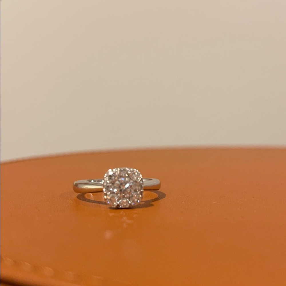 14K WG mined diamond ring 💍 - Picture 5 of 9